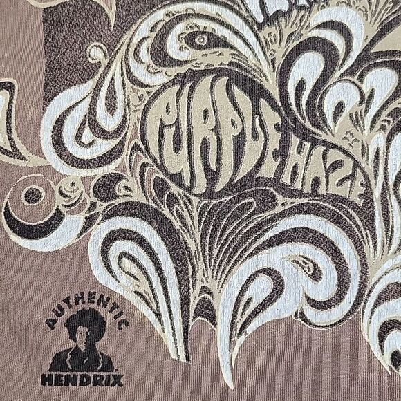 Rock & Roll Hall of Fame Authentic Jimi Hendrix Graphic Tee-shirt Size Medium - Picture 8 of 13